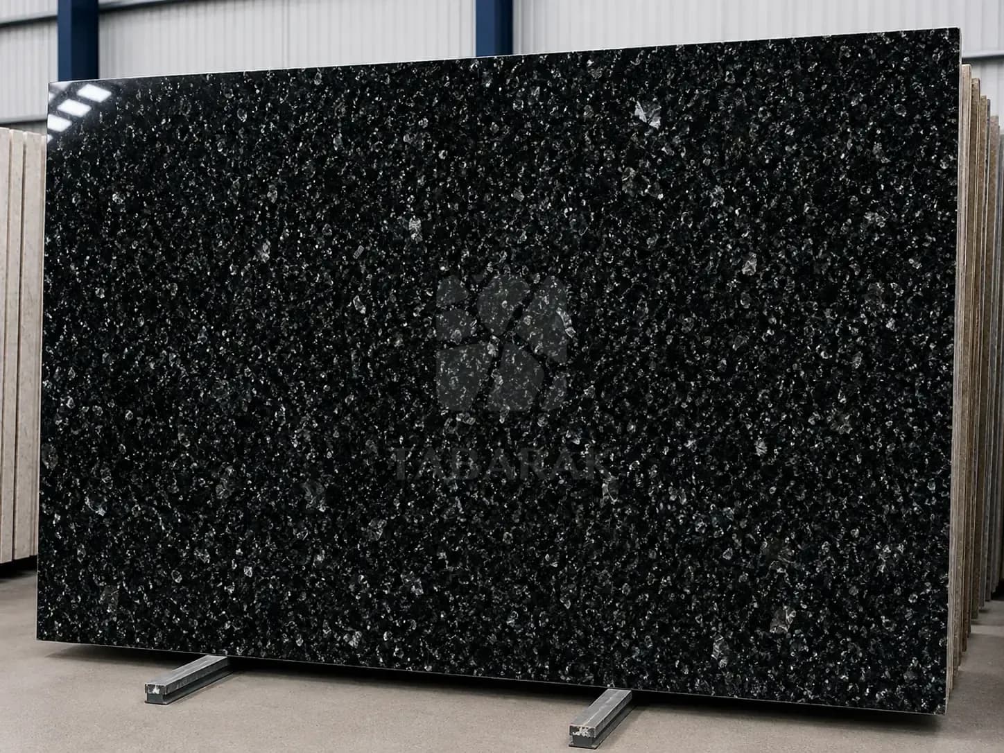 Imperial Black natural stone slab